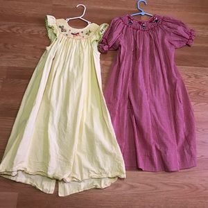 Smock maxi  dresses .
